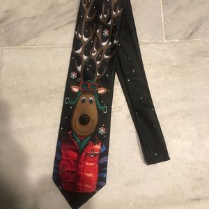 Hallmark Yule tie greetings tie. Vintage